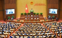 Quốc hội th&ocirc;ng qua Nghị quyết miễn nhiệm chức vụ Chủ tịch nước đối với &ocirc;ng V&otilde; Văn Thưởng