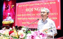 Triển khai nhiệm vụ c&ocirc;ng t&aacute;c tuy&ecirc;n gi&aacute;o qu&yacute; II/2024
