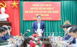 Khu kinh tế v&agrave; c&aacute;c khu c&ocirc;ng nghiệp phải l&agrave; đầu t&agrave;u, mũi nhọn ph&aacute;t triển kinh tế của tỉnh