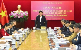 Chủ tịch nước Lương Cường: Quảng Ninh cần tiến nhanh, vững chắc, l&agrave;m gương cho c&aacute;c địa phương noi theo