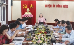 Đo&agrave;n kiểm tra số 1463 của Ban Thường vụ Tỉnh ủy: Th&ocirc;ng qua dự thảo b&aacute;o c&aacute;o kết quả kiểm tra Ban Thường vụ Huyện ủy Đ&ocirc;ng Hưng  