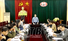 Kiểm tra việc thực hiện Chỉ thị số 35-CT/TW, Nghị quyết số 18-NQ/TW, Kết luận số 127-KL/TW tại Huyện ủy Quỳnh Phụ