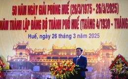 Kỷ niệm 50 năm Ng&agrave;y Giải ph&oacute;ng Huế v&agrave; 95 năm Ng&agrave;y th&agrave;nh lập Đảng bộ th&agrave;nh phố Huế