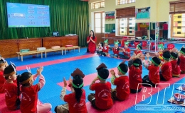 Th&agrave;nh phố Th&aacute;i B&igrave;nh: X&acirc;y dựng trường mầm non hạnh ph&uacute;c