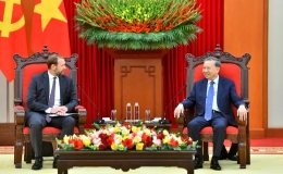 Tổng B&iacute; thư T&ocirc; L&acirc;m tiếp Chủ tịch Tập đo&agrave;n Pacifico Energy