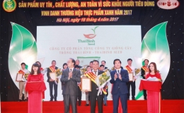 Gạo Ni&ecirc;u v&agrave;ng đạt thương hiệu thực phẩm xanh năm 2017