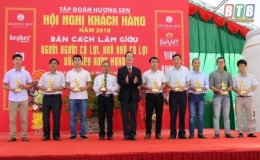 C&ocirc;ng ty Cổ phần Tập đo&agrave;n Hương Sen tổ chức hội nghị kh&aacute;ch h&agrave;ng năm 2018