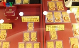 Gi&aacute; v&agrave;ng h&ocirc;m nay bất ngờ giảm ở chiều b&aacute;n ra