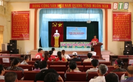 Hội Chữ thập đỏ huyện Vũ Thư tập huấn c&ocirc;ng t&aacute;c ph&ograve;ng chống bệnh dịch tả lợn ch&acirc;u Phi