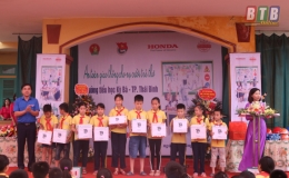 Trường Tiểu học Kỳ B&aacute; giao lưu &ldquo;An to&agrave;n giao th&ocirc;ng cho nụ cười trẻ thơ&rdquo;