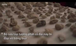 Tượng phật bị Taliban ph&aacute; hủy được phục hồi từ h&agrave;ng ngh&igrave;n mảnh vỡ