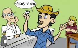 Uống bia để tiết kiệm nu&ocirc;i con
