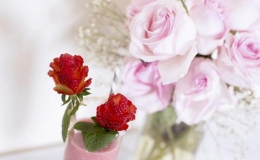 B&iacute; quyết l&agrave;m pudding hoa hồng d&acirc;u t&acirc;y