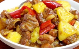 Hướng dẫn l&agrave;m sườn non rim dứa