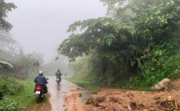 Miền n&uacute;i ph&iacute;a Bắc mưa to