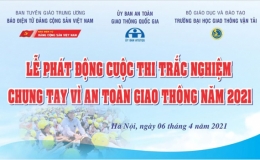 Ng&agrave;y 6/4, ph&aacute;t động Cuộc thi trắc nghiệm &ldquo;Chung tay v&igrave; an to&agrave;n giao th&ocirc;ng&rdquo; năm 2021