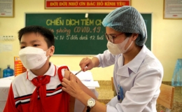 Chiều 17/4: Bốn địa phương n&agrave;o đ&atilde; ti&ecirc;m vaccine ph&ograve;ng COVID-19 cho trẻ từ 5 - dưới 12 tuổi