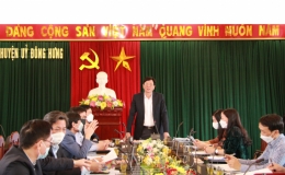 Đ&ocirc;ng Hưng: Triển khai nhiệm vụ ph&aacute;t triển kinh tế - x&atilde; hội qu&yacute; II năm 2022