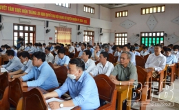 Hưng H&agrave;: Bồi dưỡng nghiệp vụ cho c&aacute;n bộ phụ tr&aacute;ch khối d&acirc;n vận 35 x&atilde;, thị trấn   