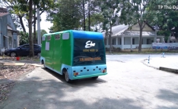 Xe tự h&agrave;nh chạy bằng năng lượng mặt trời