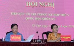  Cử tri th&agrave;nh phố v&agrave; huyện Vũ Thư kiến nghị nhiều vấn đề li&ecirc;n quan đến c&ocirc;ng t&aacute;c c&aacute;n bộ, đất đai