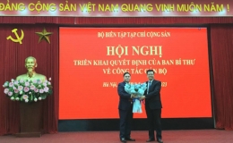 Đồng ch&iacute; Phạm Minh Tuấn giữ chức Ph&oacute; Tổng Bi&ecirc;n tập Tạp ch&iacute; Cộng sản