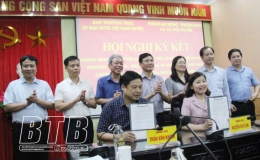 Hưng H&agrave;:  K&yacute; kết chương tr&igrave;nh phối hợp thực hiện Chương tr&igrave;nh mục ti&ecirc;u quốc gia giảm ngh&egrave;o bền vững, giai đoạn 2021 - 2025