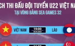 Lịch thi đấu của U22 Việt Nam tại v&ograve;ng bảng SEA Games 32