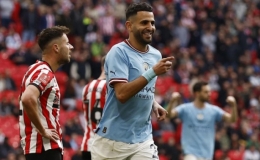 Mahrez đưa Man City v&agrave;o chung kết Cup FA