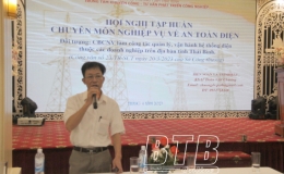 Trung t&acirc;m Khuyến c&ocirc;ng &ndash; Tư vấn ph&aacute;t triển c&ocirc;ng nghiệp: Tập huấn chuy&ecirc;n m&ocirc;n nghiệp vụ v&agrave; an to&agrave;n điện