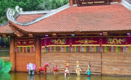 Đặc sắc chương tr&igrave;nh m&uacute;a rối nước tại Ph&uacute; Thọ