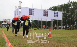 Kiến Xương tổ chức điểm hội thi Tổ li&ecirc;n gia an to&agrave;n ph&ograve;ng ch&aacute;y chữa ch&aacute;y