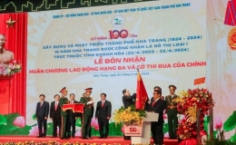 Kỷ niệm 100 năm x&acirc;y dựng v&agrave; ph&aacute;t triển th&agrave;nh phố Nha Trang