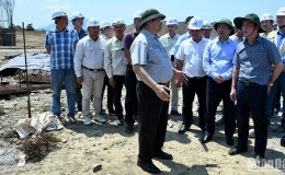 Thủ tướng Phạm Minh Ch&iacute;nh thị s&aacute;t dự &aacute;n giao th&ocirc;ng trọng điểm tại c&aacute;c tỉnh duy&ecirc;n hải Nam Trung Bộ