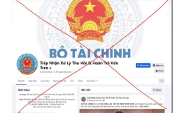 Cảnh b&aacute;o giả mạo trang facebook của Bộ T&agrave;i ch&iacute;nh để lừa đảo