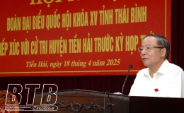 Cử tri huyện Tiền Hải, Kiến Xương kiến nghị nhiều vấn đề li&ecirc;n quan đến đời sống, sản xuất kinh doanh, thực hiện chế độ ch&iacute;nh s&aacute;ch   