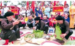 Đặc sắc những tr&igrave;nh thức diễn xướng d&acirc;n gian v&agrave; tục đua t&agrave;i thi kh&eacute;o 