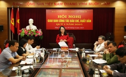  Giao ban c&ocirc;ng t&aacute;c b&aacute;o ch&iacute;, xuất bản qu&yacute; I/2025