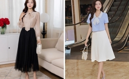 Phối đồ &aacute;o sơ mi nữ thanh lịch c&ugrave;ng Lamer Fashion