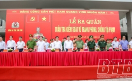 Ra qu&acirc;n tuần tra kiểm so&aacute;t vũ trang, ph&ograve;ng chống tội phạm