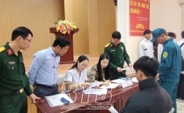 Th&agrave;nh phố: Gần 1.500 thanh ni&ecirc;n đăng k&yacute; nghĩa vụ qu&acirc;n sự lần đầu