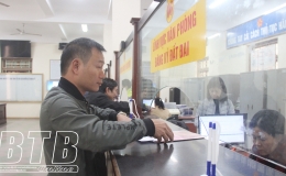 Th&agrave;nh phố Th&aacute;i B&igrave;nh: 98,6% hồ sơ giải quyết đ&uacute;ng hạn