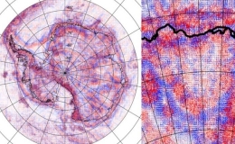 Thi&ecirc;n thạch tạo ra v&ugrave;ng dị thường trọng lực khổng lồ ở Nam Cực