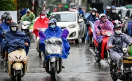 Thời tiết ng&agrave;y 25/4:  Mưa d&ocirc;ng mạnh tr&ecirc;n cả nước, c&oacute; nơi tr&ecirc;n 80 mm