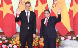 Tuy&ecirc;n bố chung về kết quả chuyến thăm ch&iacute;nh thức Việt Nam của Thủ tướng T&acirc;y Ban Nha Pedro Sanchez