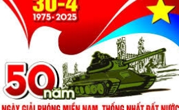 &Yacute; nghĩa logo kỷ niệm 50 năm Ng&agrave;y Giải ph&oacute;ng miền Nam