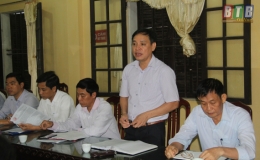 Ban Văn h&oacute;a - X&atilde; hội, HĐND tỉnh gi&aacute;m s&aacute;t tại huyện Vũ Thư