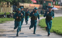 Quỳnh Phụ hội thao d&acirc;n qu&acirc;n tự vệ năm 2019