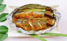 C&aacute; nục nướng sả thơm ngon, đậm đ&agrave; 