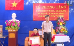 Kiến Xương tổ chức lễ phong tặng v&agrave; truy tặng danh hiệu B&agrave; mẹ Việt Nam anh h&ugrave;ng